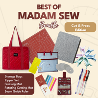 Best of Madam Sew — Cut & Press Edition (Red Organizer, Zipper Set)