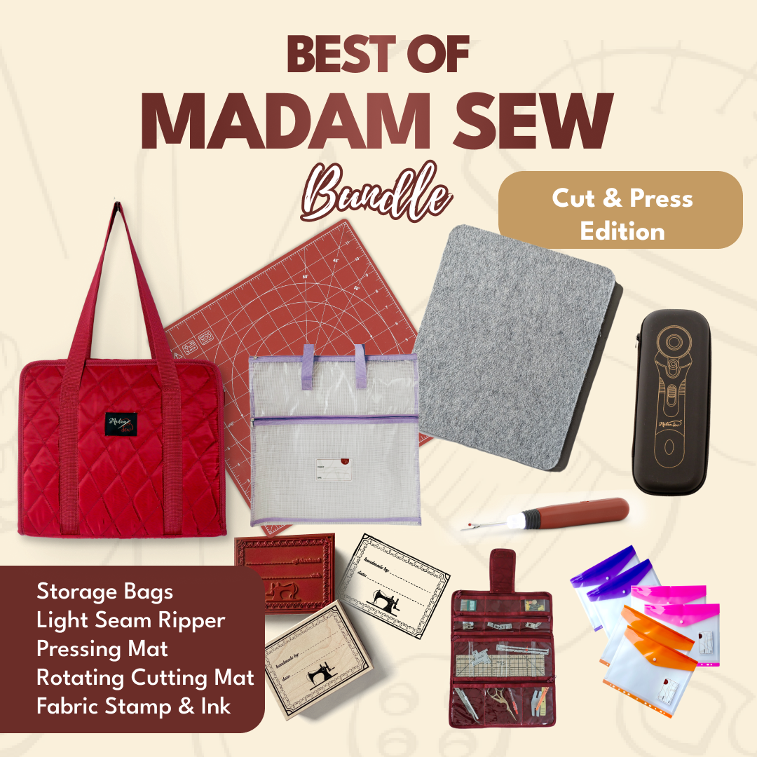 Best of Madam Sew — Cut & Press Edition (Red Organizer with Black Inpad)