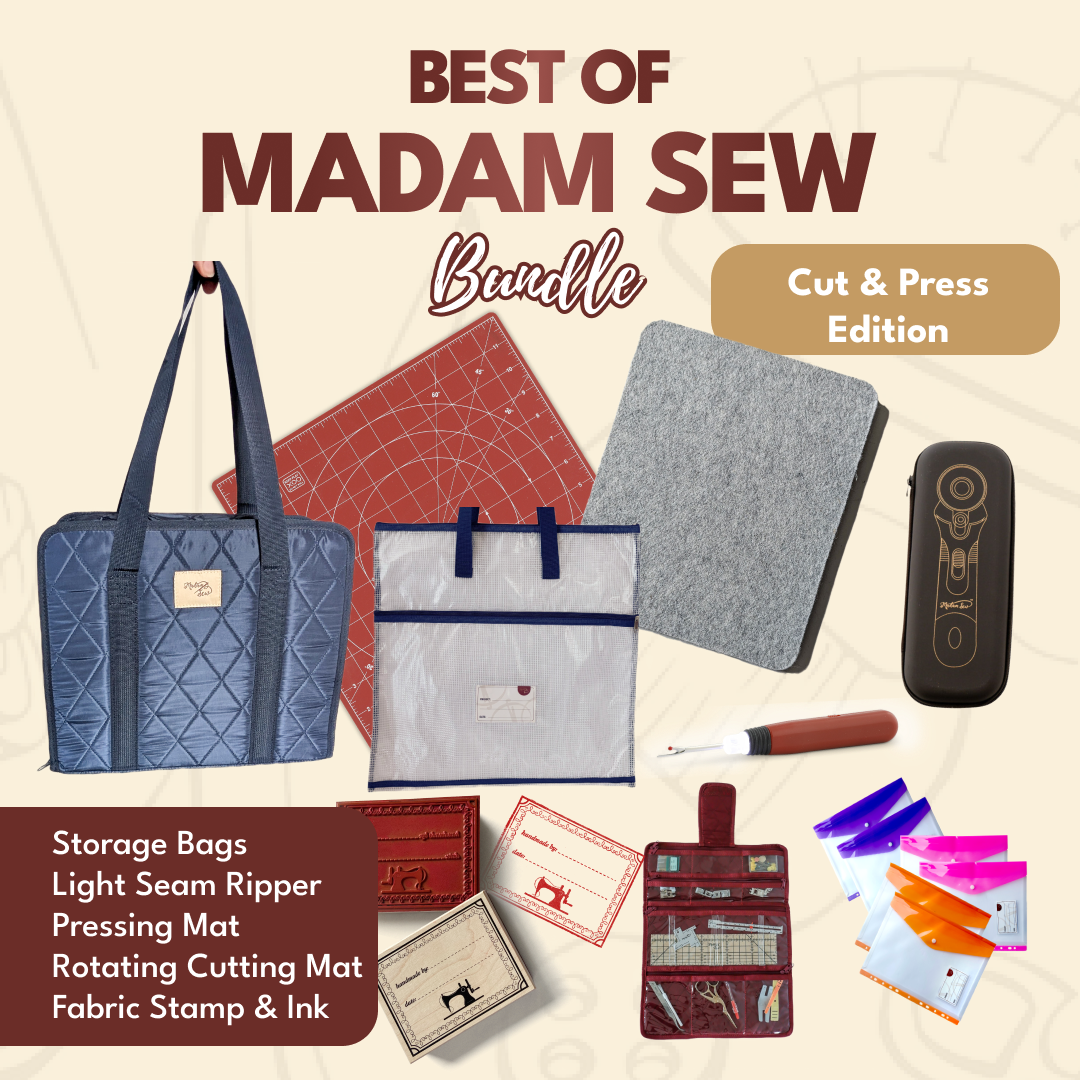 Best of Madam Sew — Cut & Press Edition (Navy Organizer)