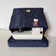Cover & Carry convertible sewing machine bag open with sewing machine inside