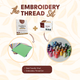 Embroidery Thread Set & Heat Transfer Vinyl Bundle