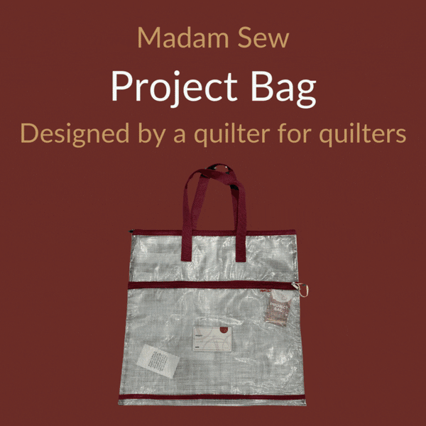 Project Bags for Quilting, Sewing, Knitting and Crochet - 4 Colors ...