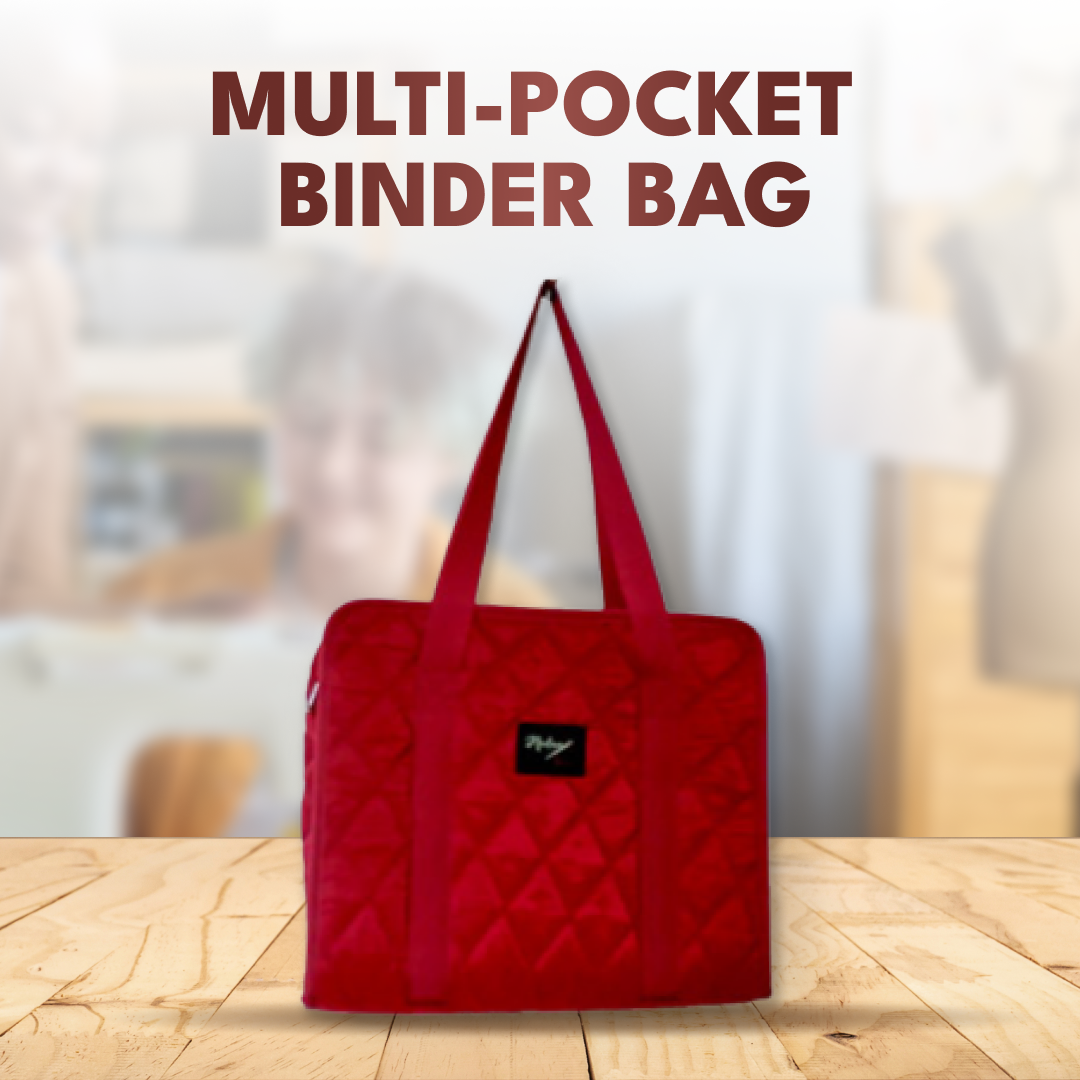 The Carry-All Sewing Organizer - Multi-pocket Binder Bag