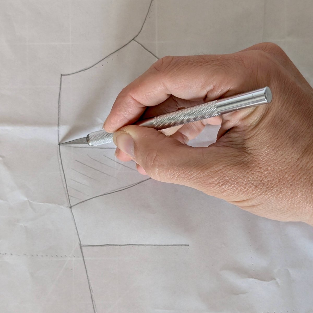 Pattern Drafting Tool Set, 4 pieces