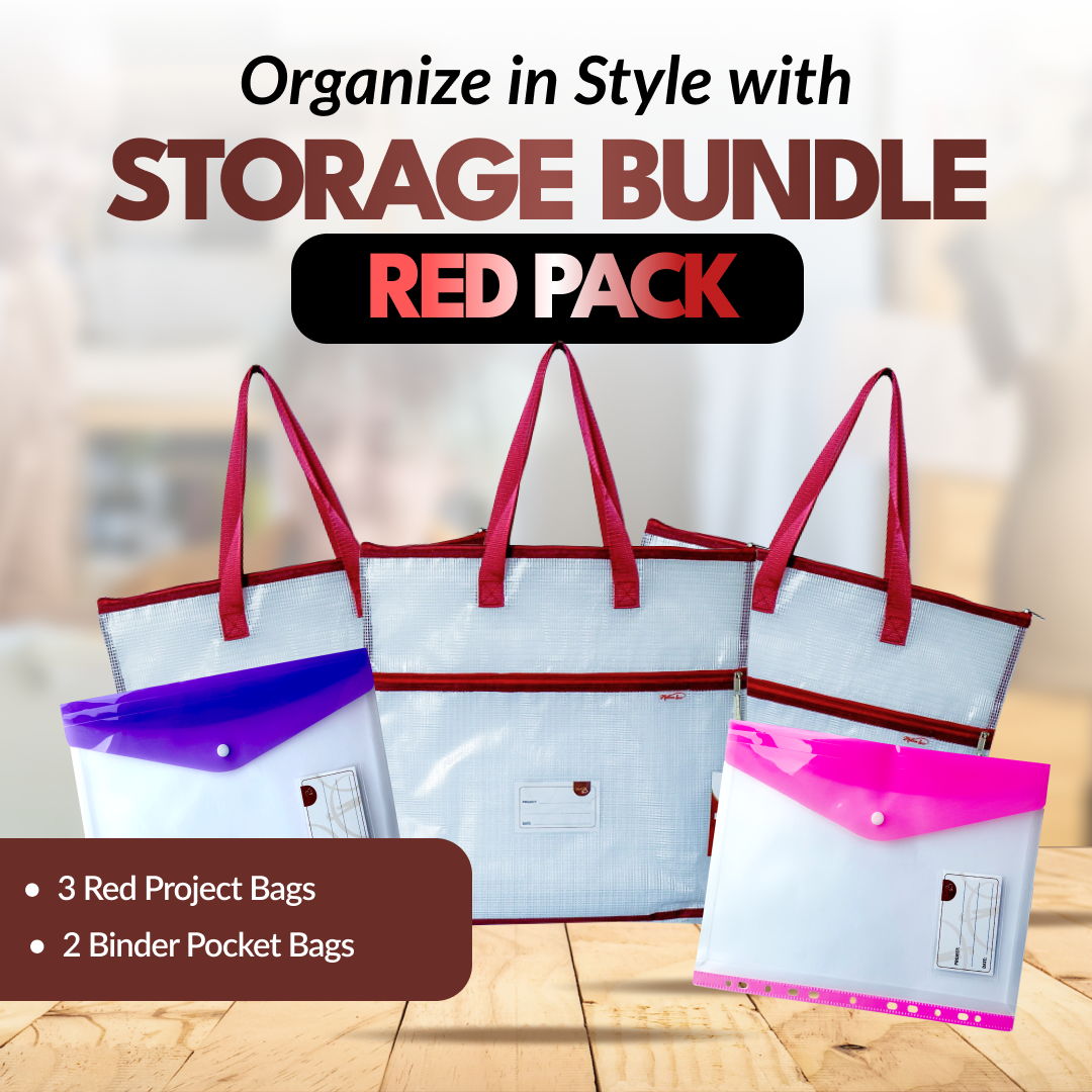 Project Storage Bundle - 5pcs - Red Pack