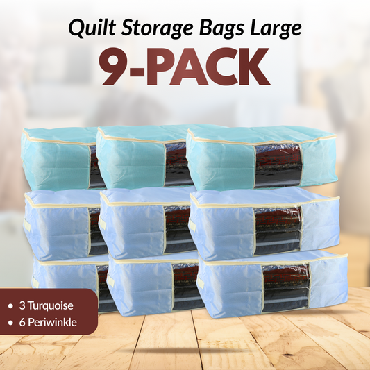 Quilt Storage Bags - 9 Pack - Large Size