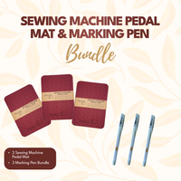 Sewing Machine Pedal Mat & Marking Pen Bundle - 3 Each