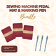 Sewing Machine Pedal Mat & Marking Pen Bundle - 3 Each