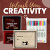 Stamp, Ink & Marker Bundle - Black