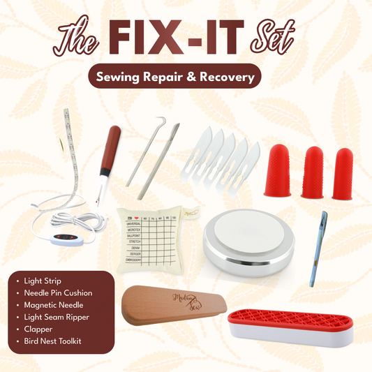 The Fix-It Kit - 10 Piece Sewing Repair & Recovery Set