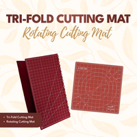 Cutting Mat Duo: Tri-Fold plus Rotating Mat