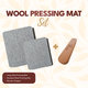 Wool Pressing Mat Set - Large Mat, Standard Mat & Clapper