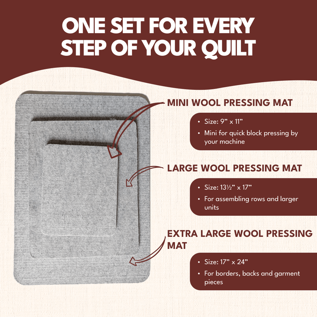 All In One Wool Pressing Mat Set - MadamSew