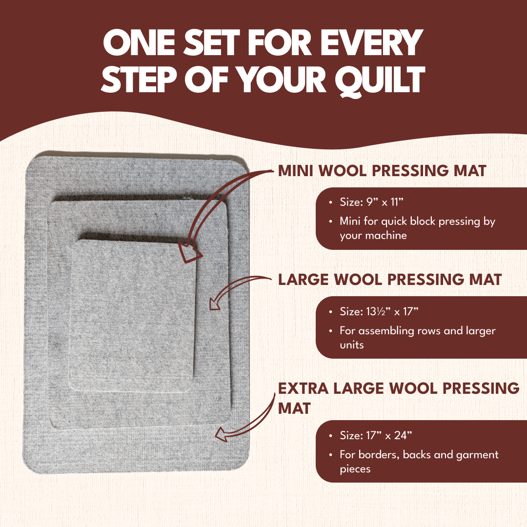 All In One Wool Pressing Mat Set - MadamSew