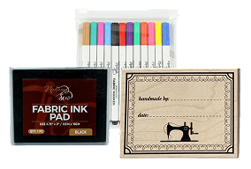 Best of Madam Sew - (Cotton Thread + Muffling Mat + Stamp + Black Ink Pad) - MadamSew