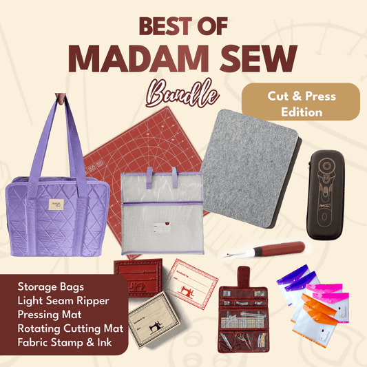 Best of Madam Sew — Cut & Press Edition (Purple Organizer) - MadamSew