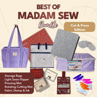 Best of Madam Sew — Cut & Press Edition (Purple Organizer, Quilt Storage Bag) - MadamSew