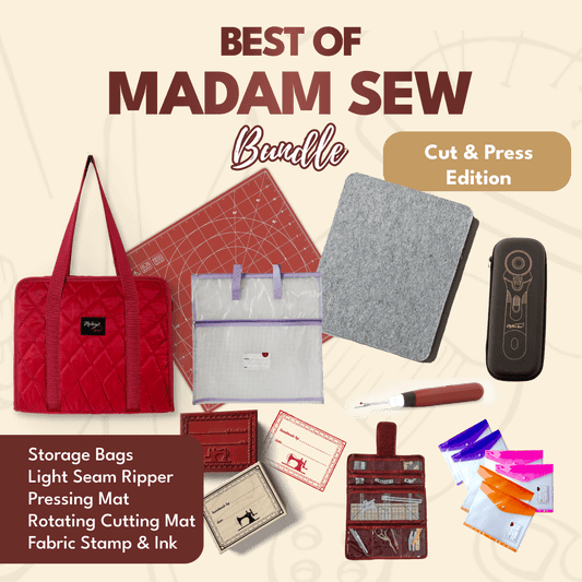 Best of Madam Sew — Cut & Press Edition (Red Organizer) - MadamSew