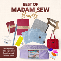 Best of Madam Sew - Favourite Tools with 3 White Project Bags - MadamSew
