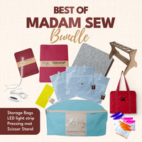 Best of Madam Sew - Favourite Tools with 3 White Project Bags - MadamSew