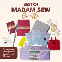 Best of Madam Sew - Light Pink 3 Pack Project Bag - MadamSew