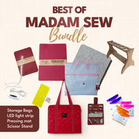 Best of Madam Sew - Small Accessories Bag with 1 Light Pink Project Bag - MadamSew