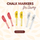 Chalk Markers for Sewing - 6 Pack, 2 Each of Red, White & Yellow - MadamSew