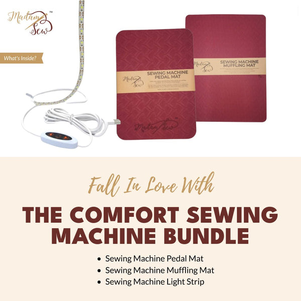 Comfort Sewing Machine Bundle - Silent and Bright – MadamSew