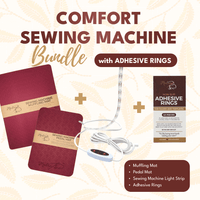 Comfort Sewing Machine Bundle with Adhesive Rings - MadamSew