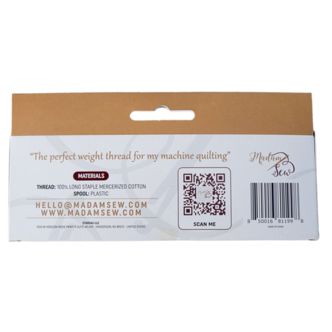 Cotton Thread Set for Sewing and Quilting - Sand & Stone – MadamSew