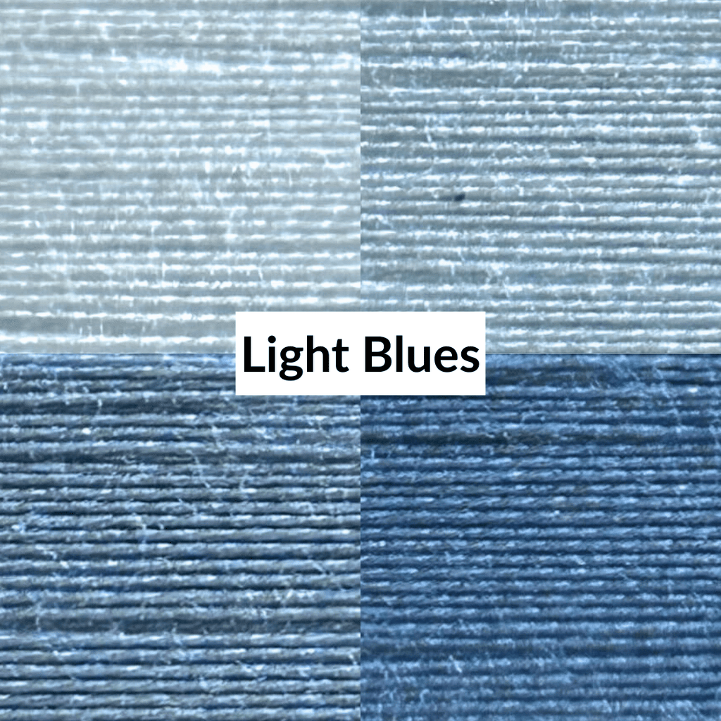 Cotton Thread Set - Light Blues! For Quilting and Sewing - 8 Spools, 4 Colors, 180 Yards Each - MadamSew