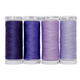 Cotton Thread Set - Purples! For Quilting and Sewing - 8 Spools, 4 Colors, 180 Yards Each - MadamSew