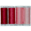 Cotton Thread Set - Warm Pinks! For Quilting and Sewing - 8 Spools, 4 Colors, 180 Yards Each - MadamSew
