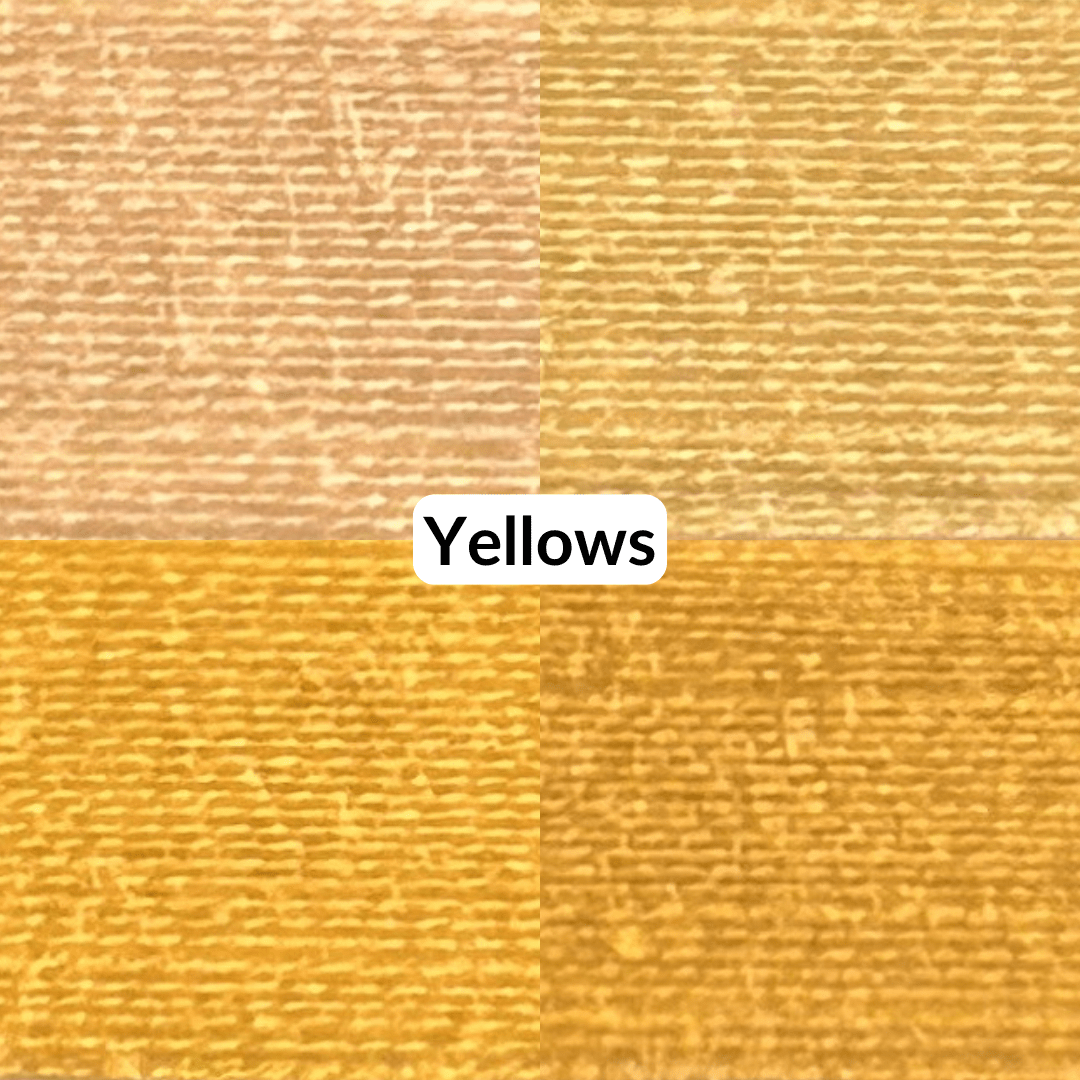 Cotton Thread Set - Yellows! For Quilting and Sewing - 8 Spools, 4 Colors, 180 Yards Each - MadamSew