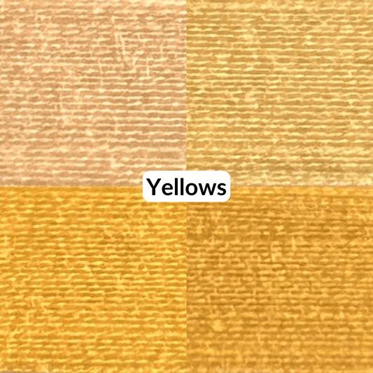 Cotton Thread Set - Yellows! For Quilting and Sewing - 8 Spools, 4 Colors, 180 Yards Each - MadamSew