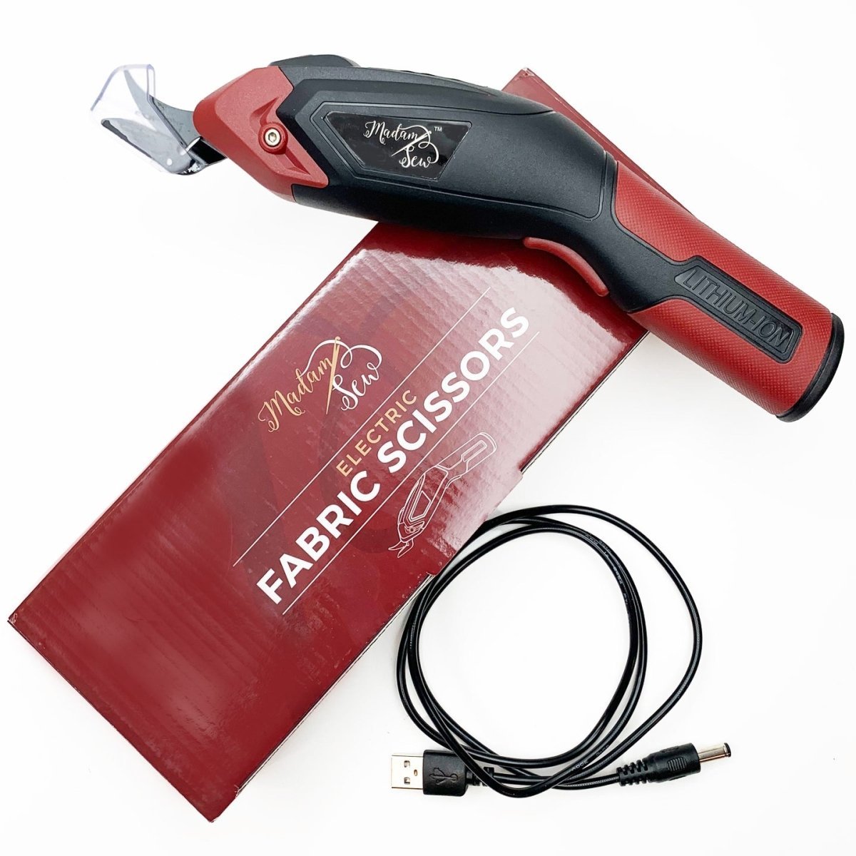 Electric Fabric Scissors - Cordless - MadamSew