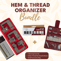 Hem & Thread Organizer Set - Sand & Stone - MadamSew