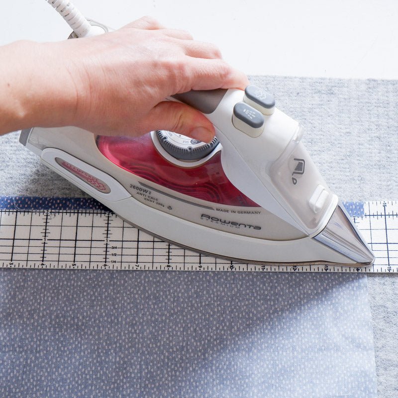 Ironing a hem with a Hot Hem Ruler 18 Inch - Madam Sew