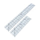 Two hot hem rulers, one 18 inches long and one 10 inches on a white background
