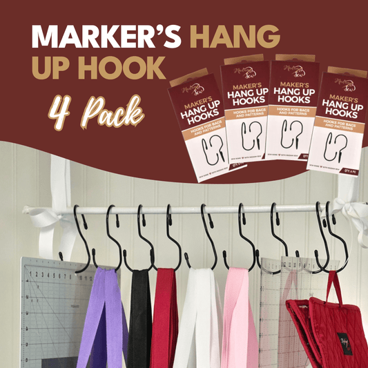 Maker's Hang Up Hooks - 4-Pack - MadamSew