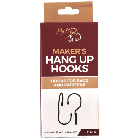 Maker’s Hang Up Hooks - Versatile Sewing Room & Studio Organizer Hooks - MadamSew
