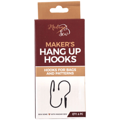 Maker’s Hang Up Hooks - Versatile Sewing Room & Studio Organizer Hooks