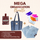 Mega Organization Bundle - White 3 Pack Project Bag - Navy - MadamSew