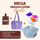 Mega Organization Bundle - White 3 Pack Project Bag - Purple - MadamSew