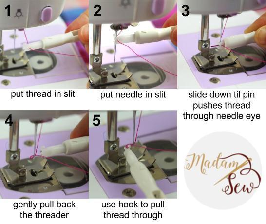 Needle Threader & Inserter tool for Sewing Machines – MadamSew