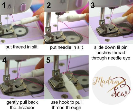 Needle Inserter and Threader for Sewing Machines - MadamSew