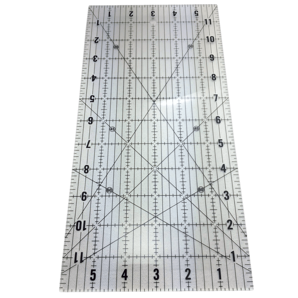 Non - Slip Quilting Ruler 6 x 12 inch - MadamSew