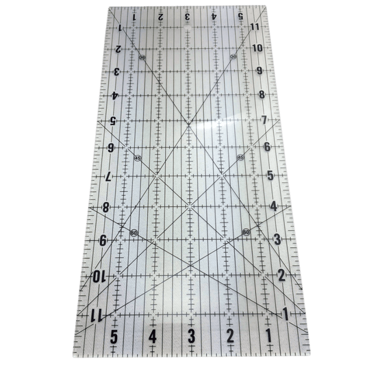 Non - Slip Quilting Ruler 6 x 12 inch - MadamSew