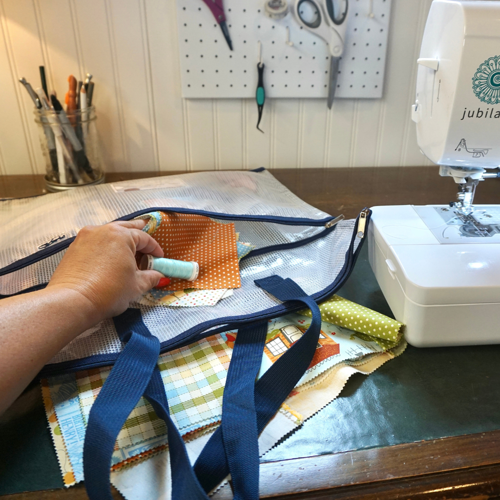 Project Bag - Store Everything for Your Project in One Place - Six colors to choose from! - MadamSew