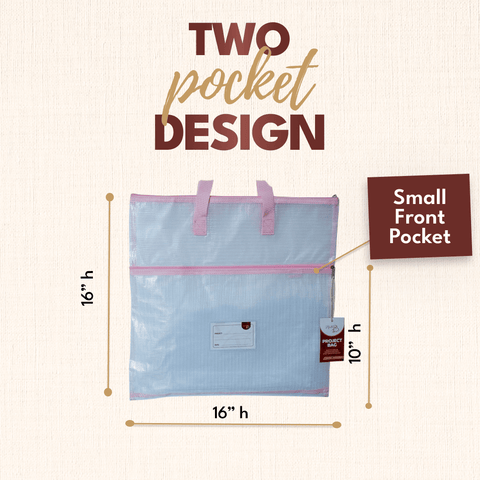 Project Bags for Quilting, Sewing, Knitting and Crochet - 4 Colors ...